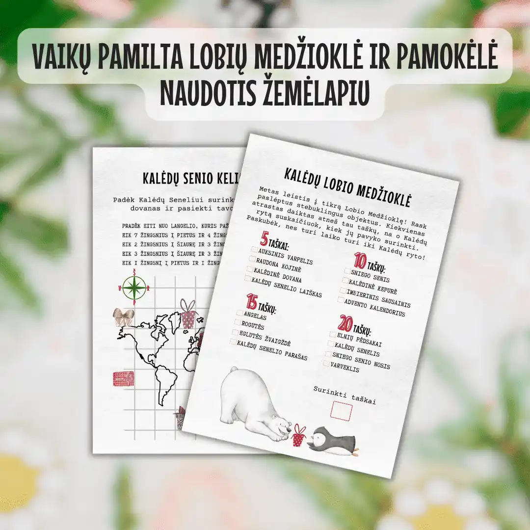 Kalėdinių lobių medžioklė