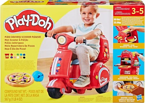 populiariausia kalėdinė dovana Play Doh motoroleris