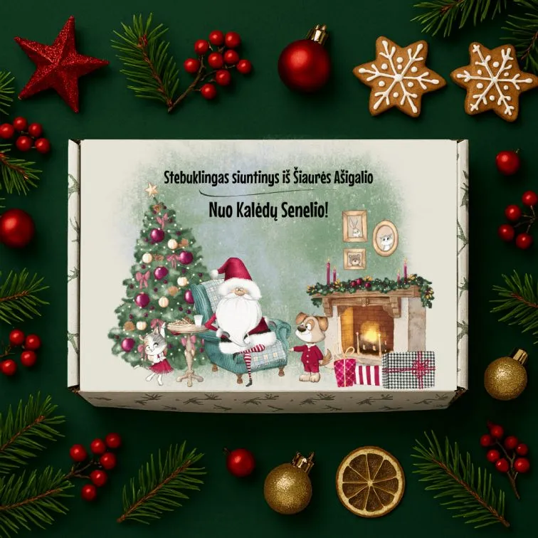 Dėžutė nuo Kalėdų Senelio